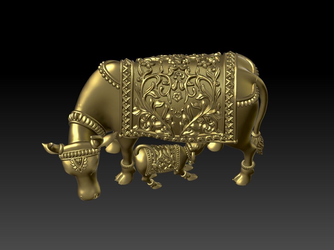 GOW MATA COW MURTI 03 3D print model_3