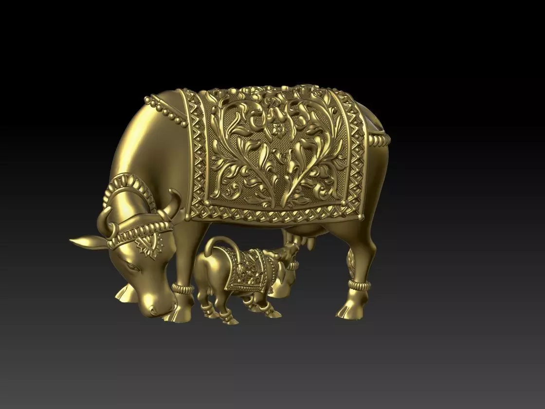 GOW MATA COW MURTI 03 3D print model_0