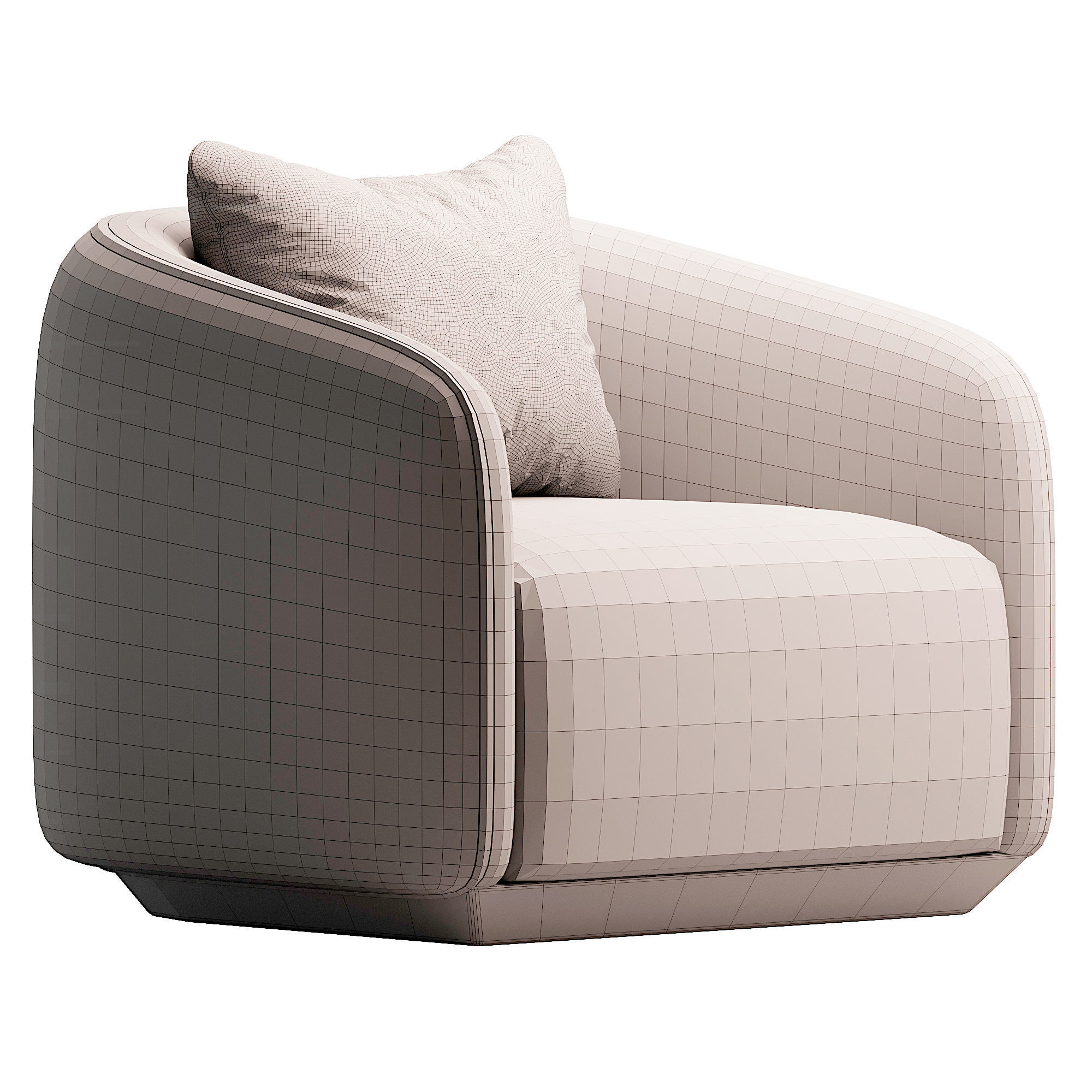 Rivas Armchair 3D model_2