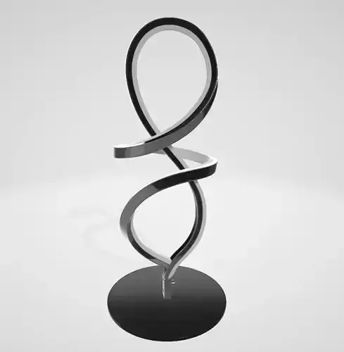 Mayful Modern Spiral Design LED Table Lamp