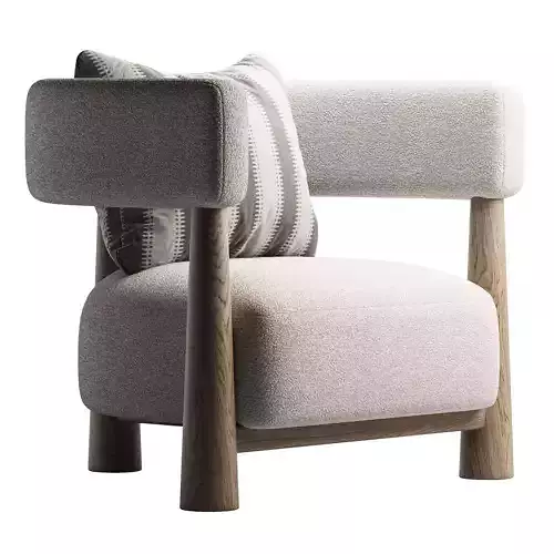Contemporary Oair Italian Armchair