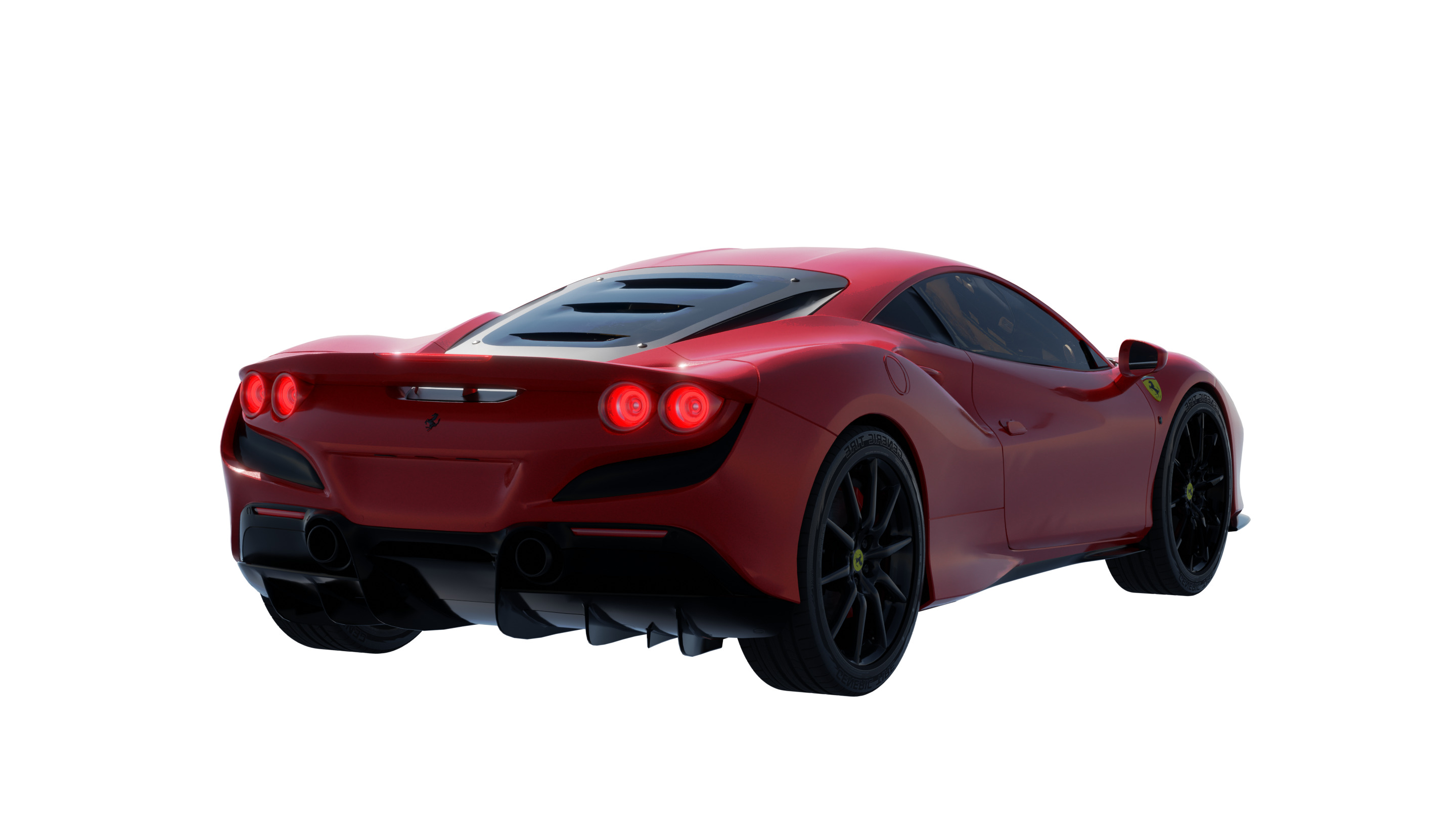 Car Rigged - Ferrari F8 3D model_5