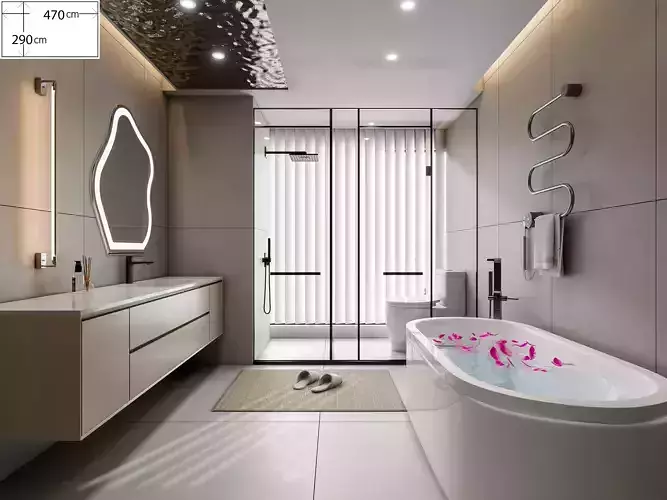 Bathroom 39 3D model