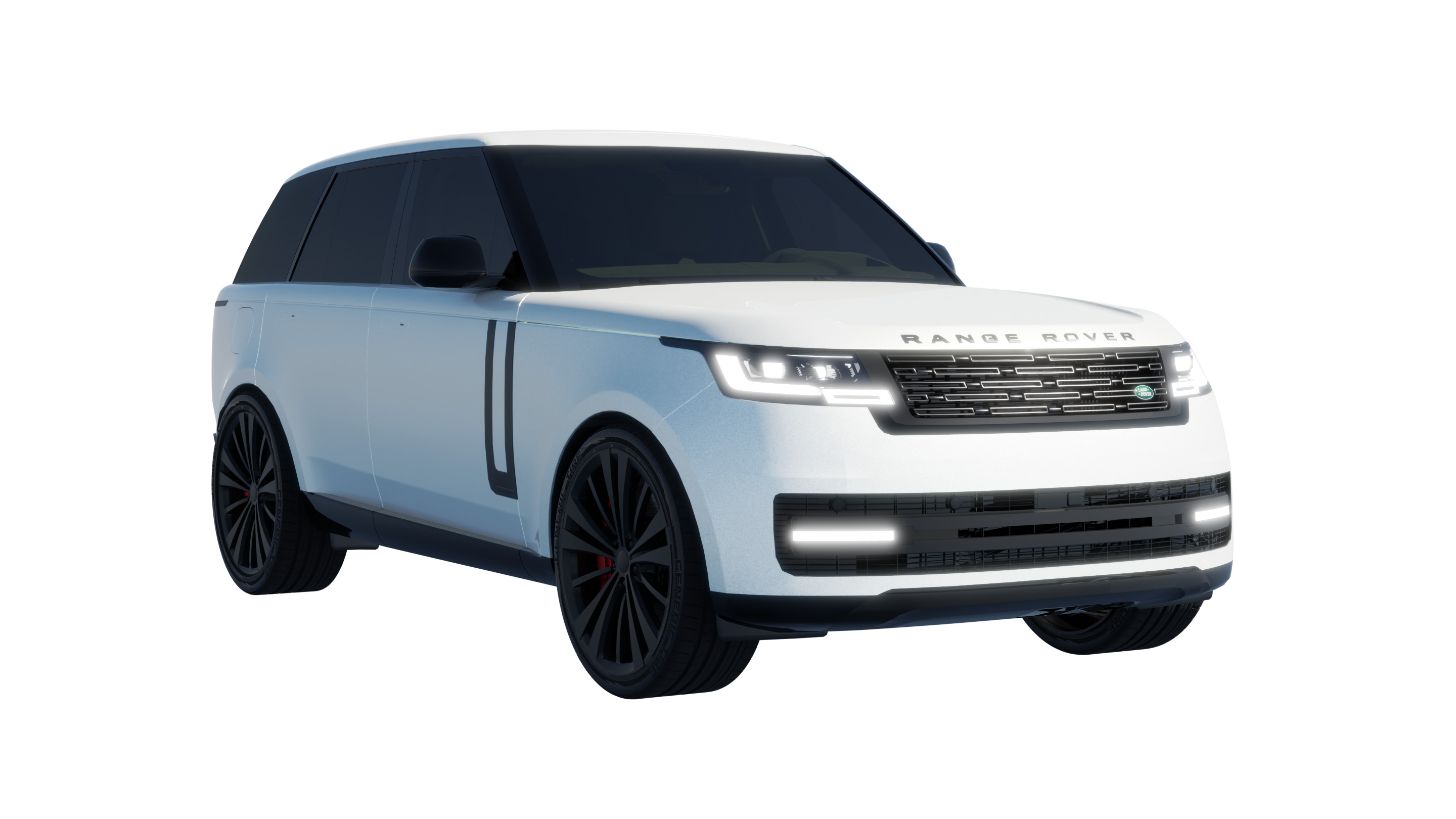 Car Rigged - Range Rover 3D model_1