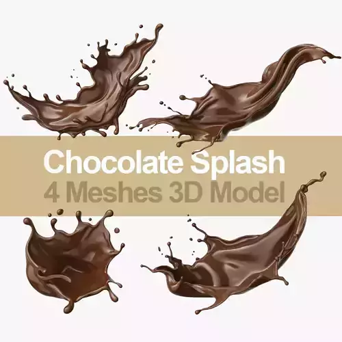 High quality  Chocolate Milk Splash