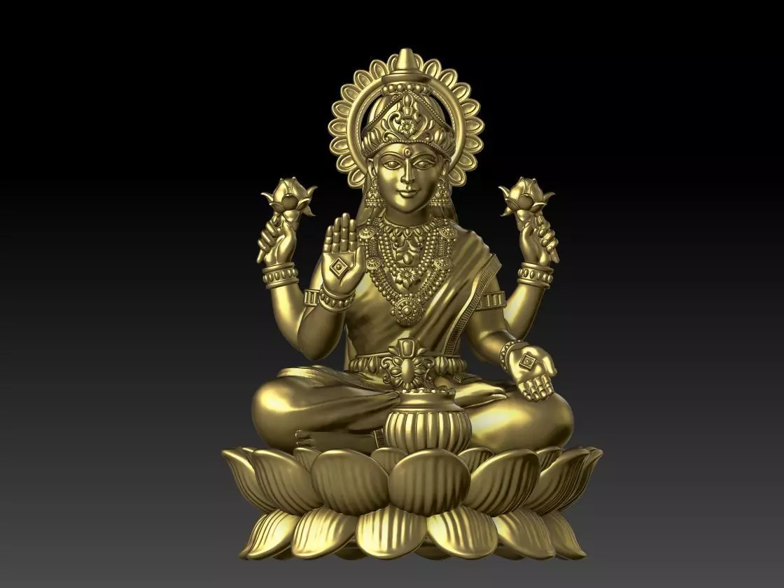 VIDYA LAKSHMI KNOWLEDGE LAKSHMI LAXMI JI 3D print model_0