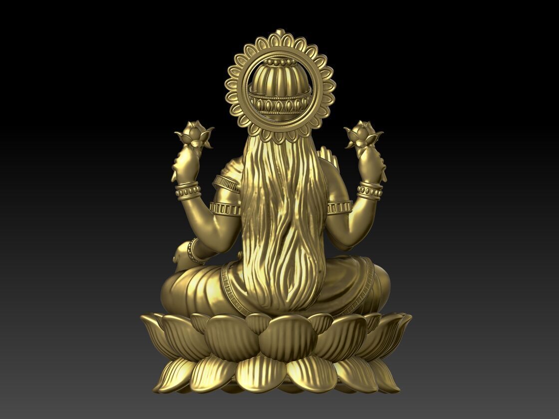 VIDYA LAKSHMI KNOWLEDGE LAKSHMI LAXMI JI 3D print model_3