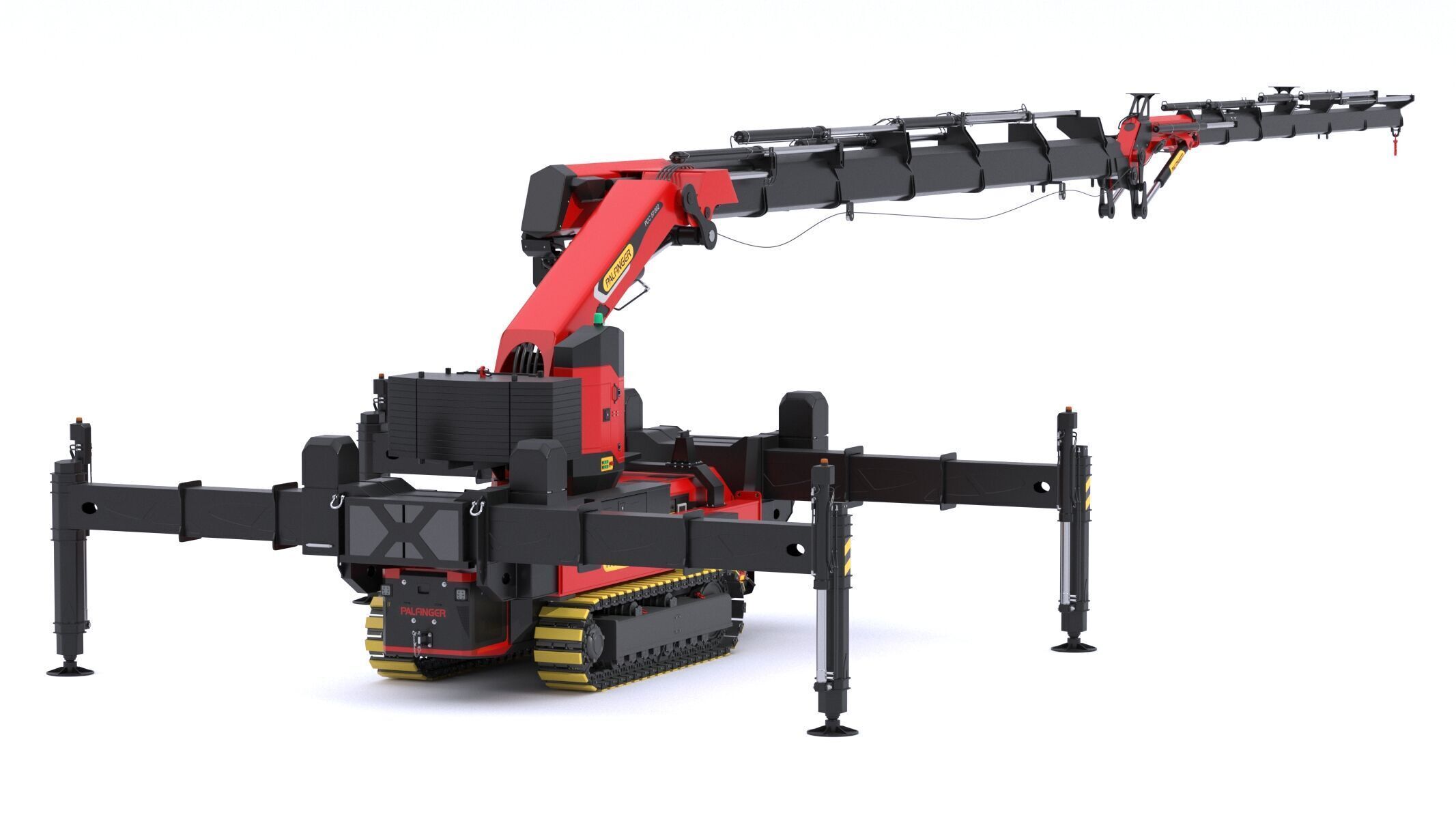 Palfinger PCC 57002 Crawler Crane 3D model_3