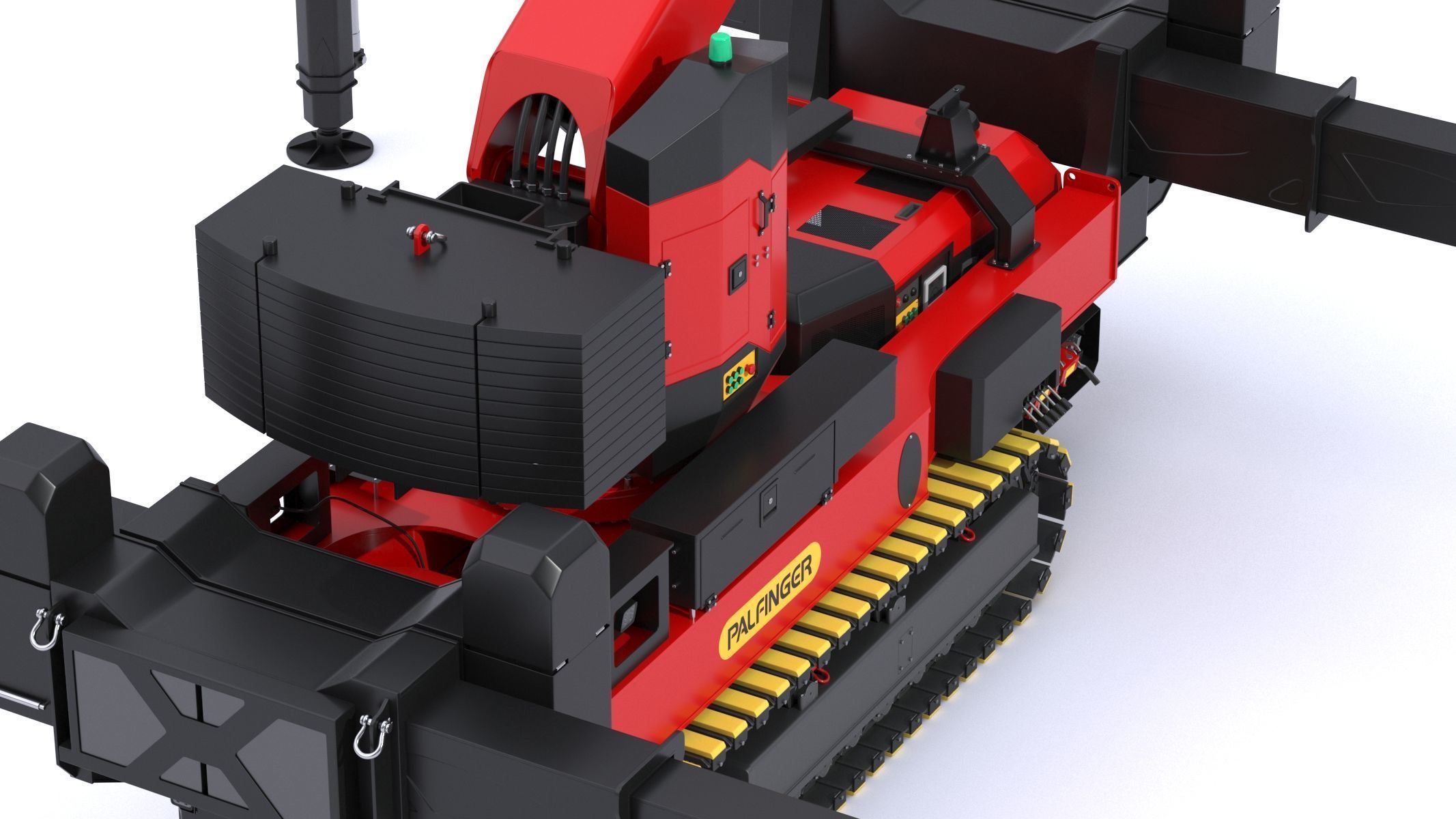 Palfinger PCC 57002 Crawler Crane 3D model_27