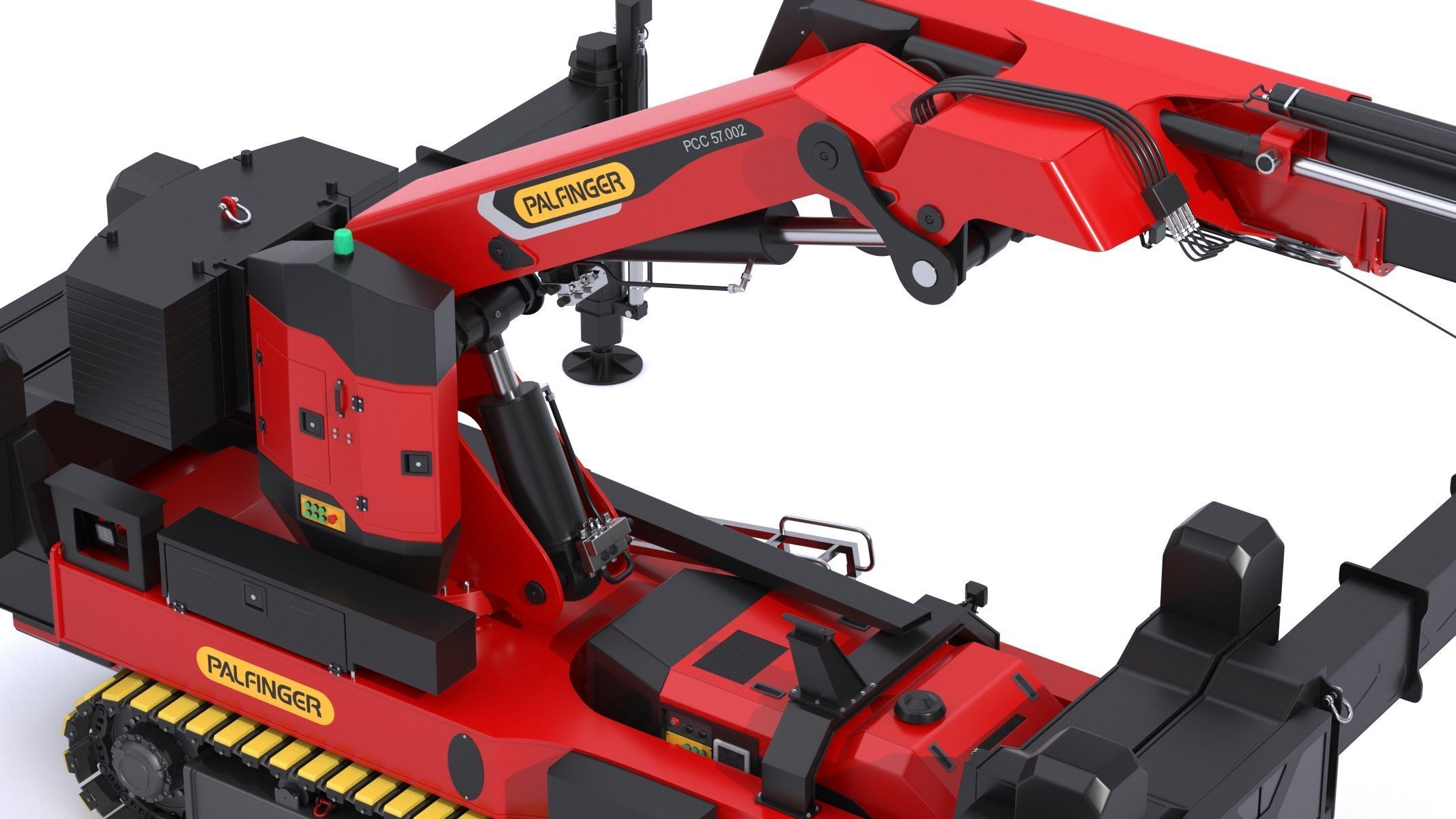Palfinger PCC 57002 Crawler Crane 3D model_8