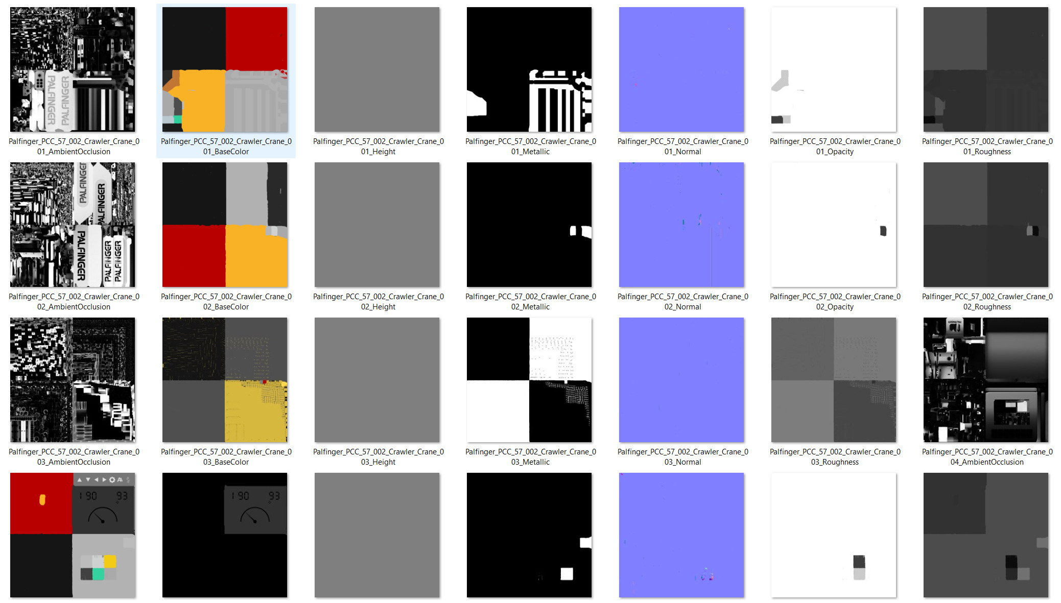 Palfinger PCC 57002 Crawler Crane 3D model_10