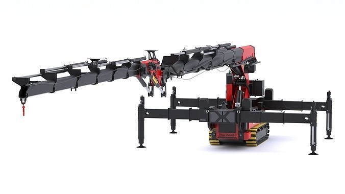 Palfinger PCC 57002 Crawler Crane 3D model