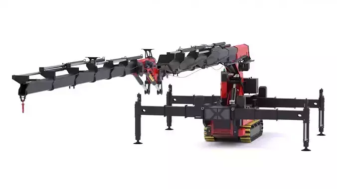 Palfinger PCC 57002 Crawler Crane 3D model