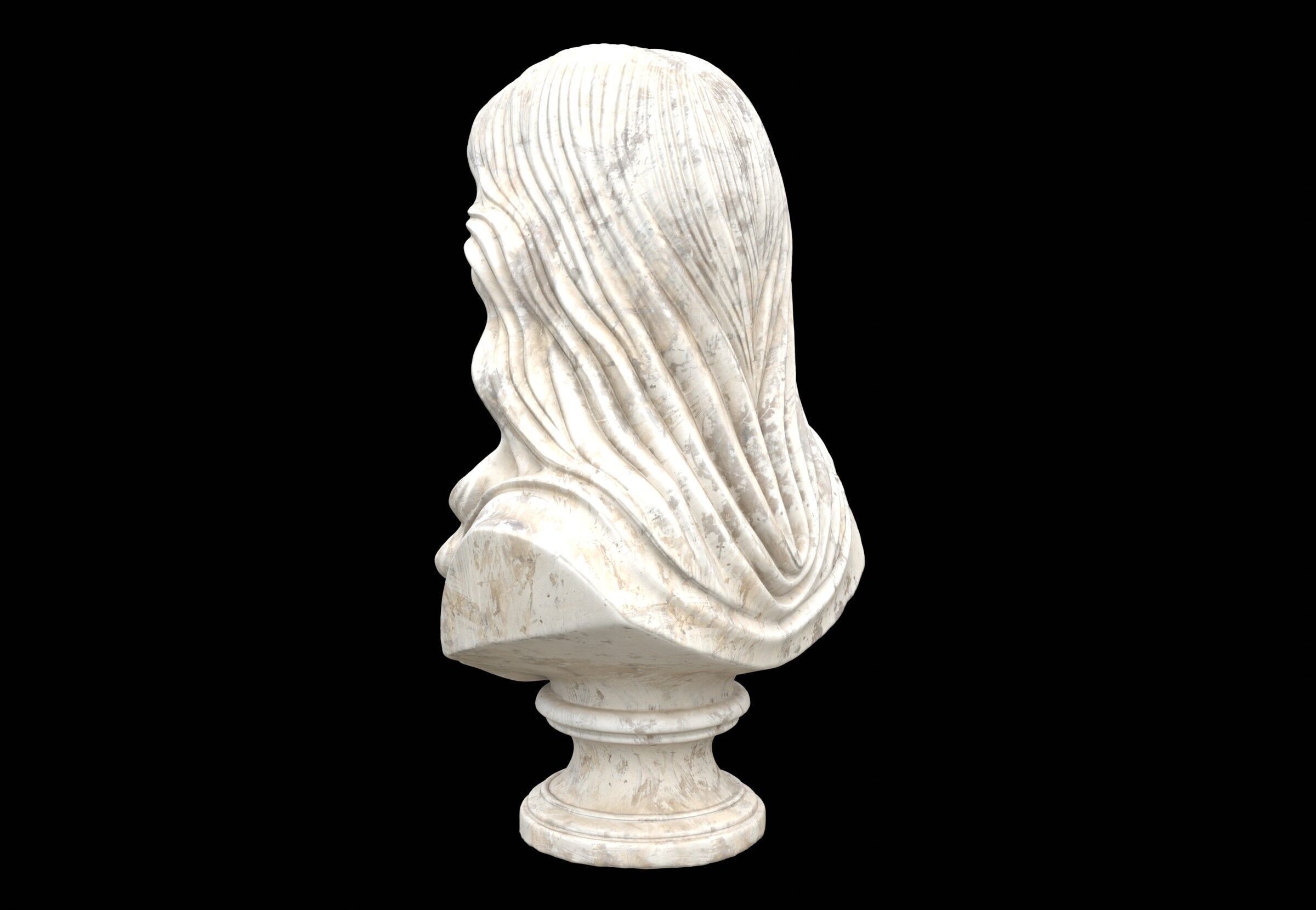 Jesus Bust 3D model_3