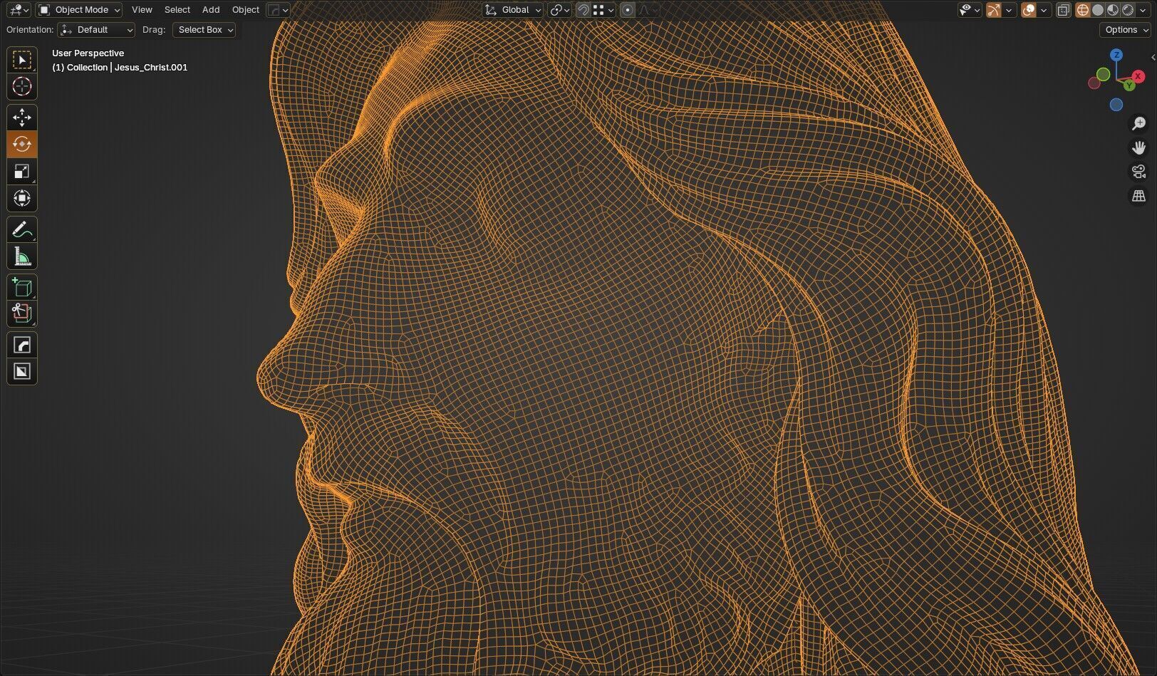 Jesus Bust 3D model_13