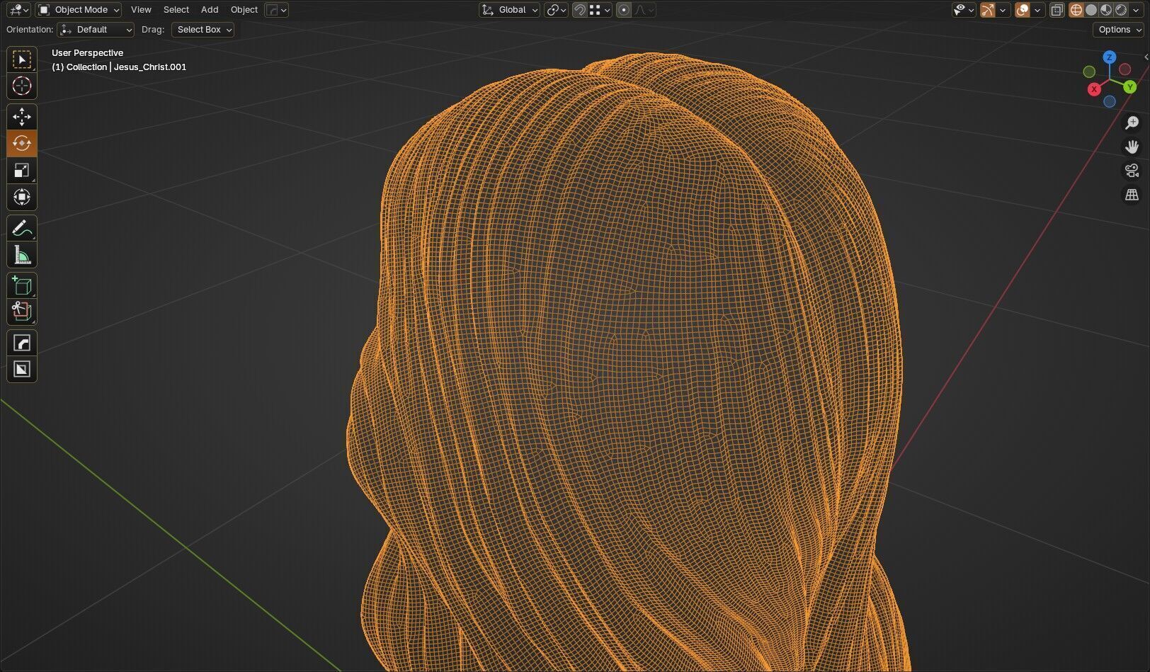 Jesus Bust 3D model_12