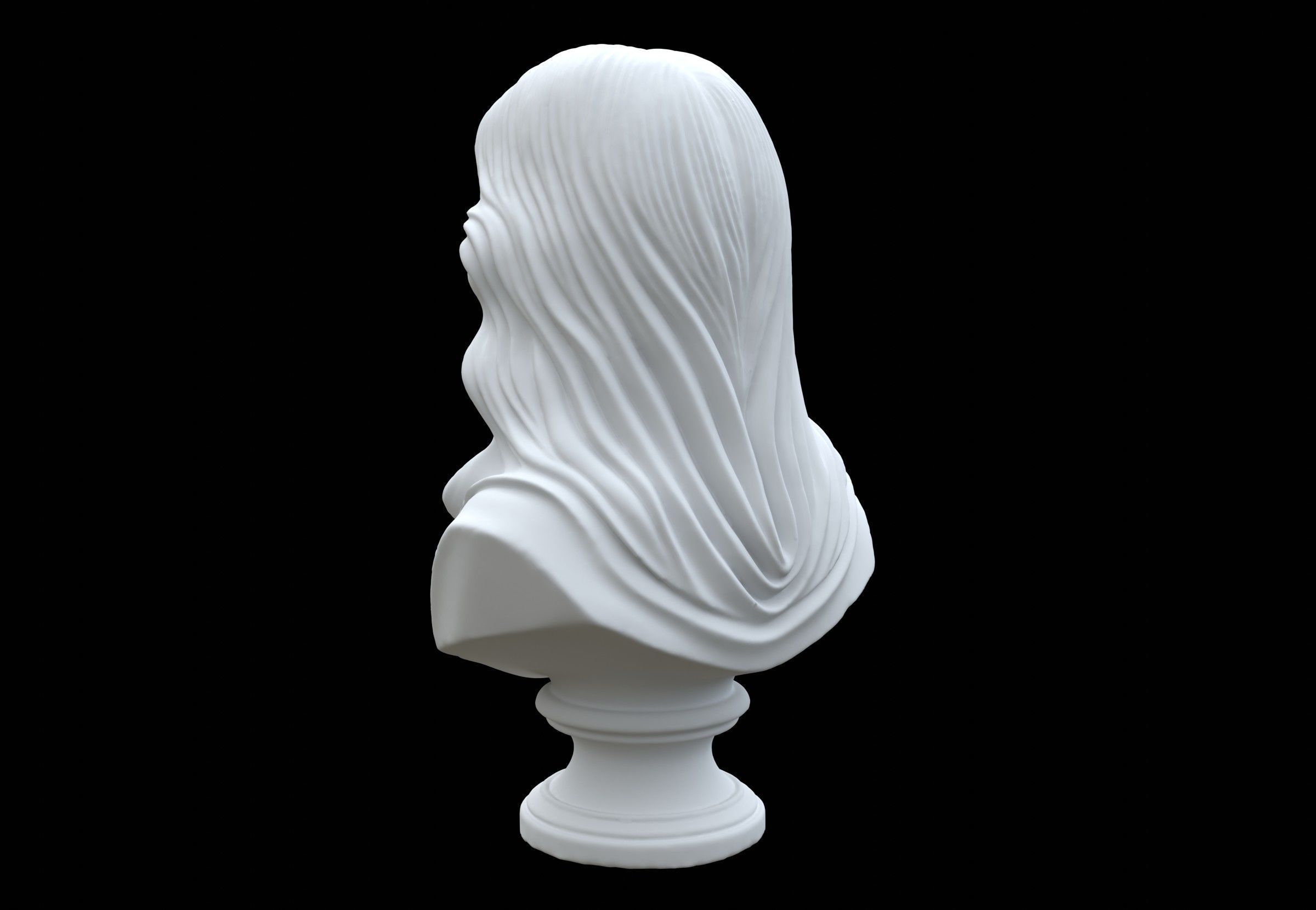 Jesus Bust 3D model_9