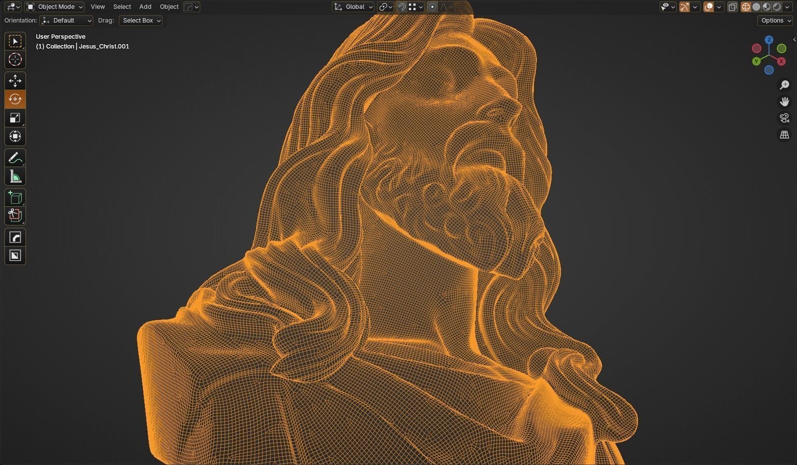Jesus Bust 3D model_15