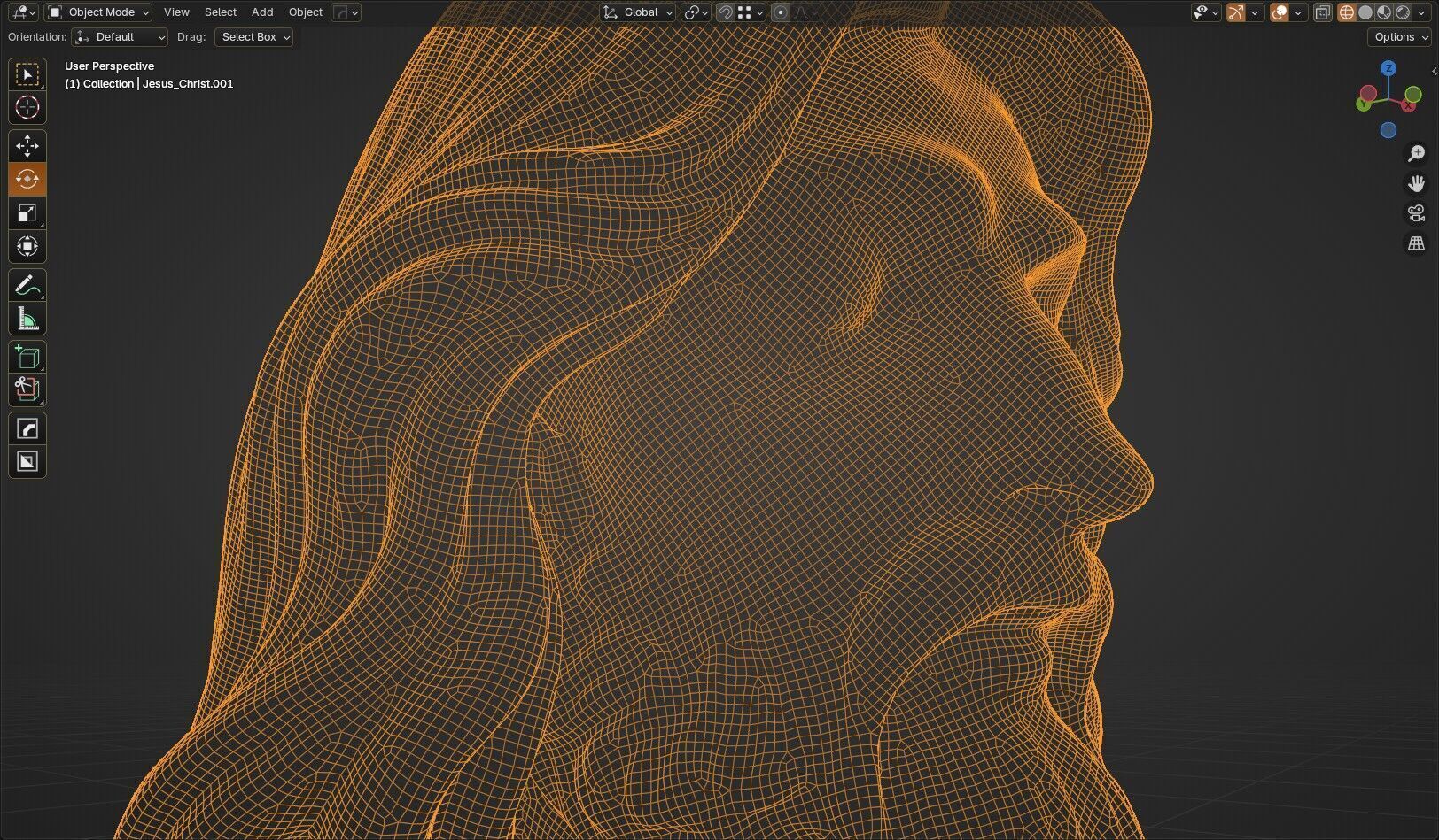 Jesus Bust 3D model_14