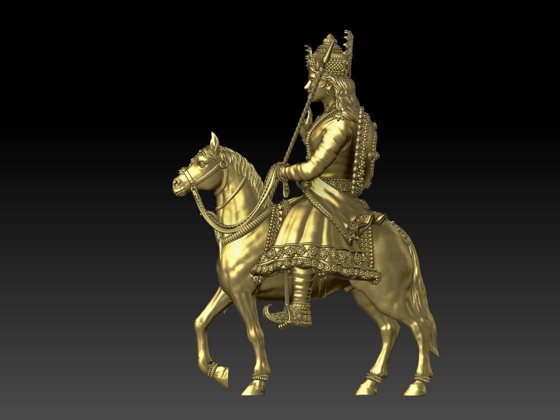 MAHARANA PRATAP 3D print model_3