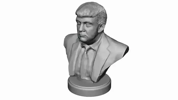 Donald Trump hyper-realistic bust