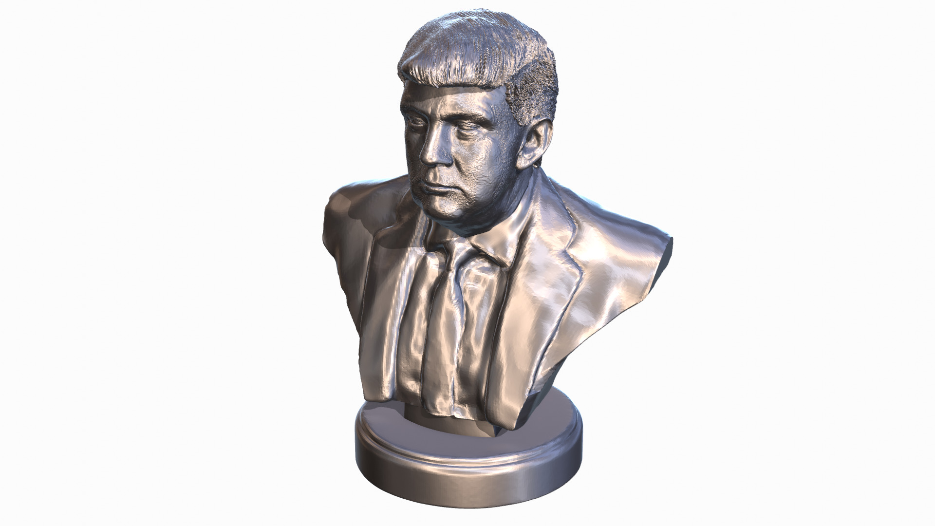 Donald Trump hyper-realistic bust 3D print model_15