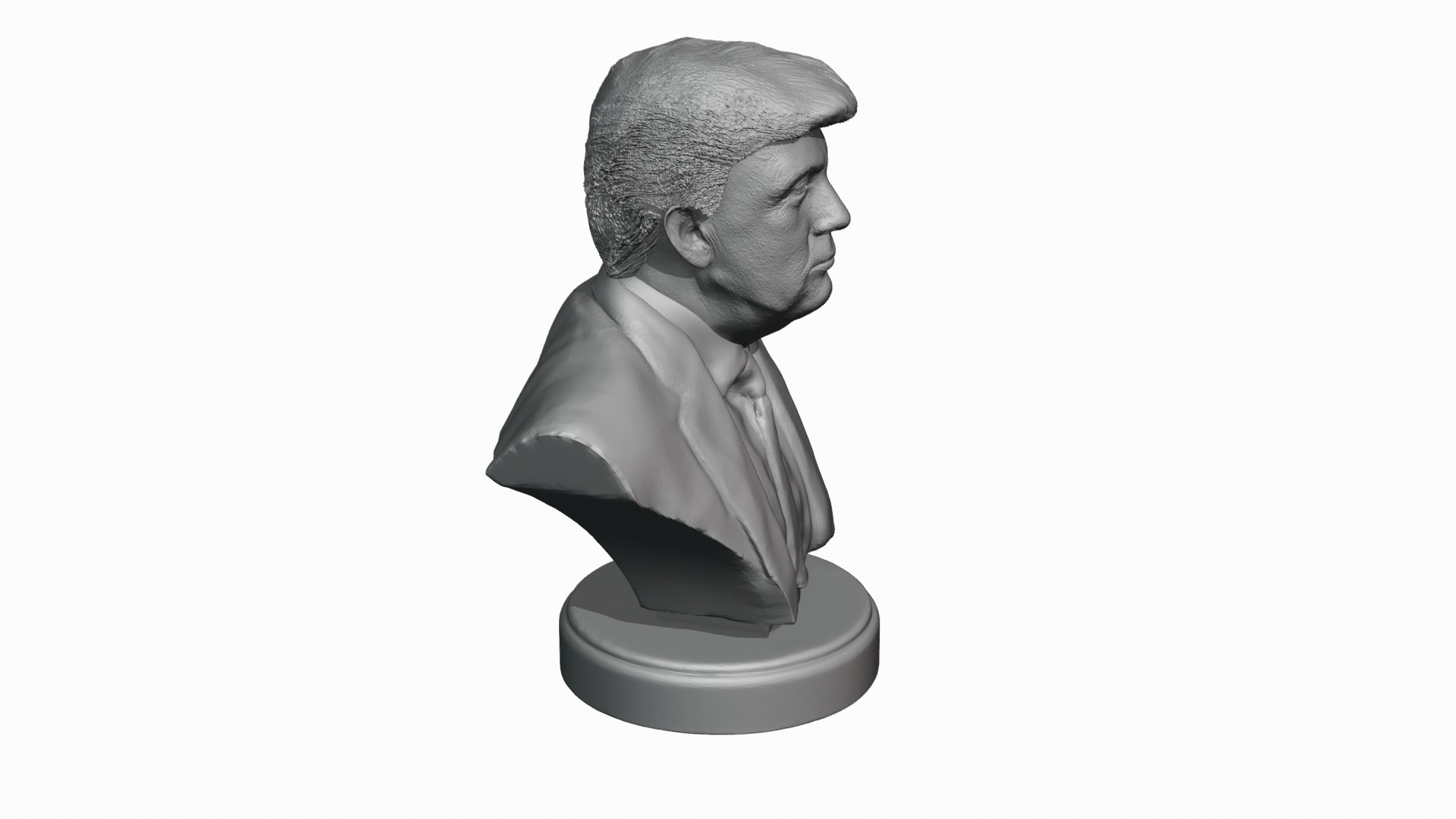 Donald Trump hyper-realistic bust 3D print model_13
