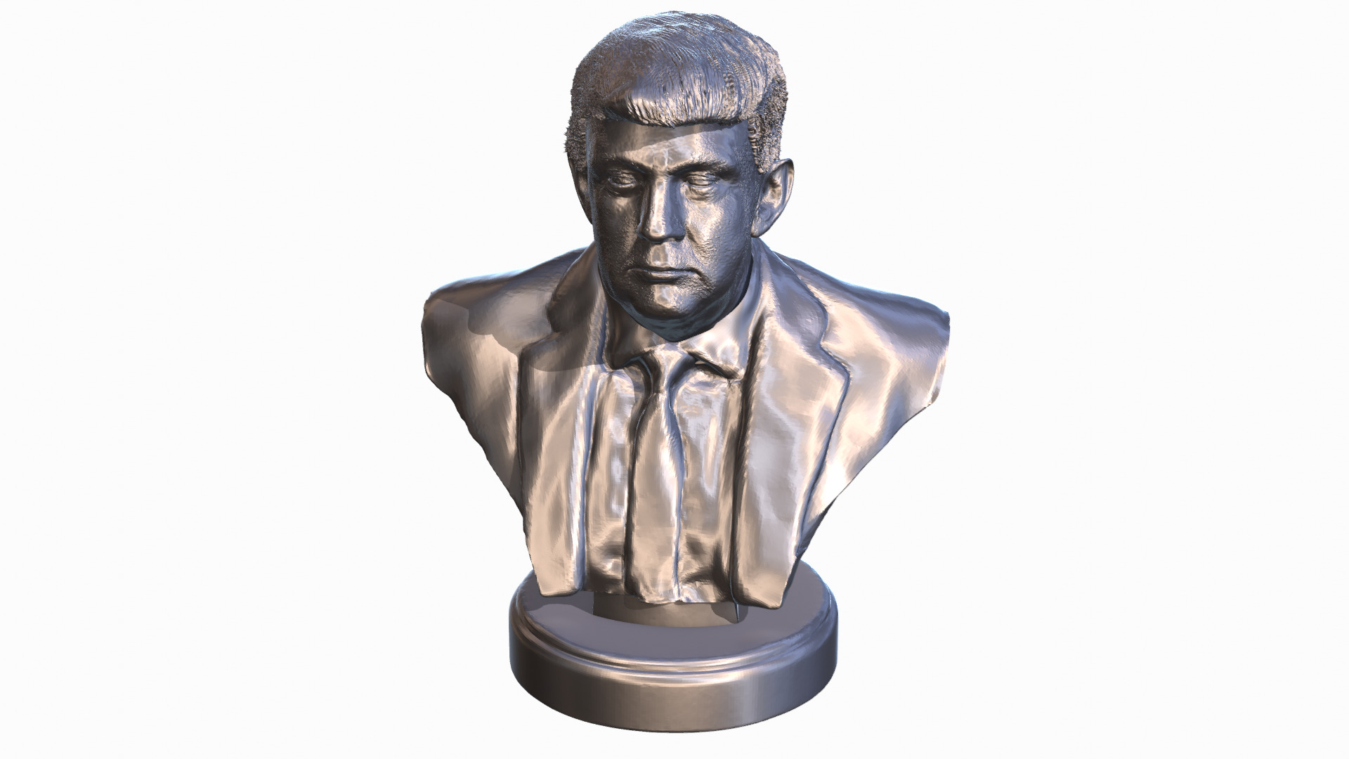 Donald Trump hyper-realistic bust 3D print model_14