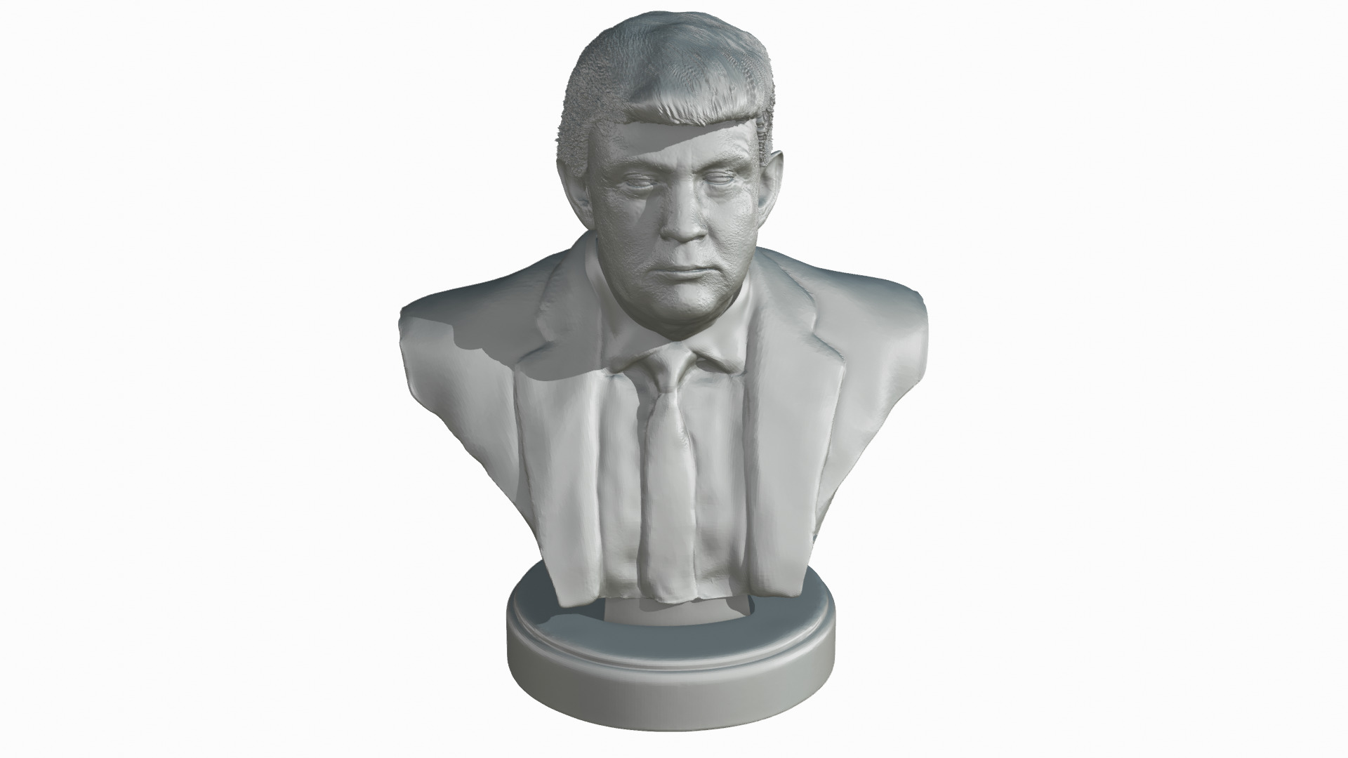 Donald Trump hyper-realistic bust 3D print model_16