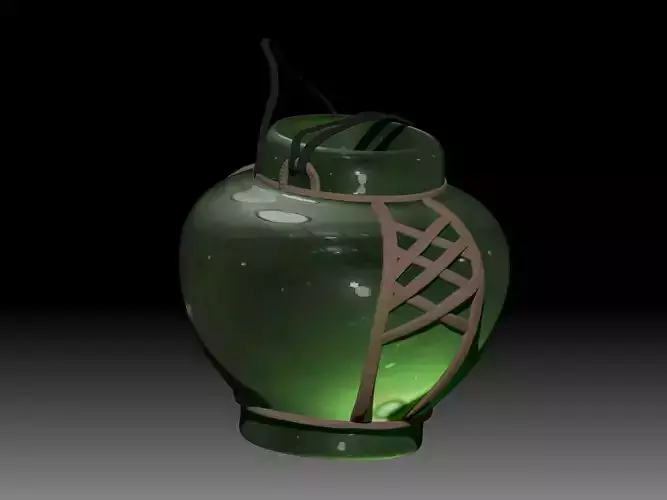 a glass jug