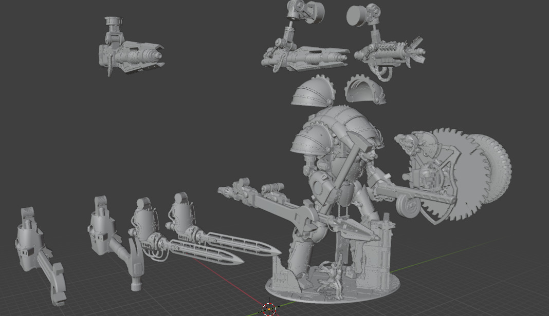 Special Edition Upgrade Pack AntiTank Raspados and Space Bogatyr 3D print model_2