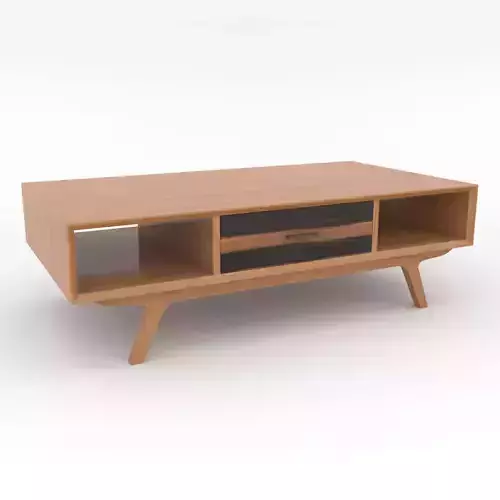 Mid-Century Modern Coffee Table Rectangulare Oslo