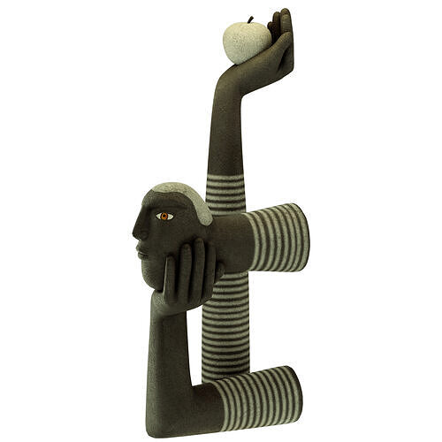 Stylized Surreal Sculpture 3D model