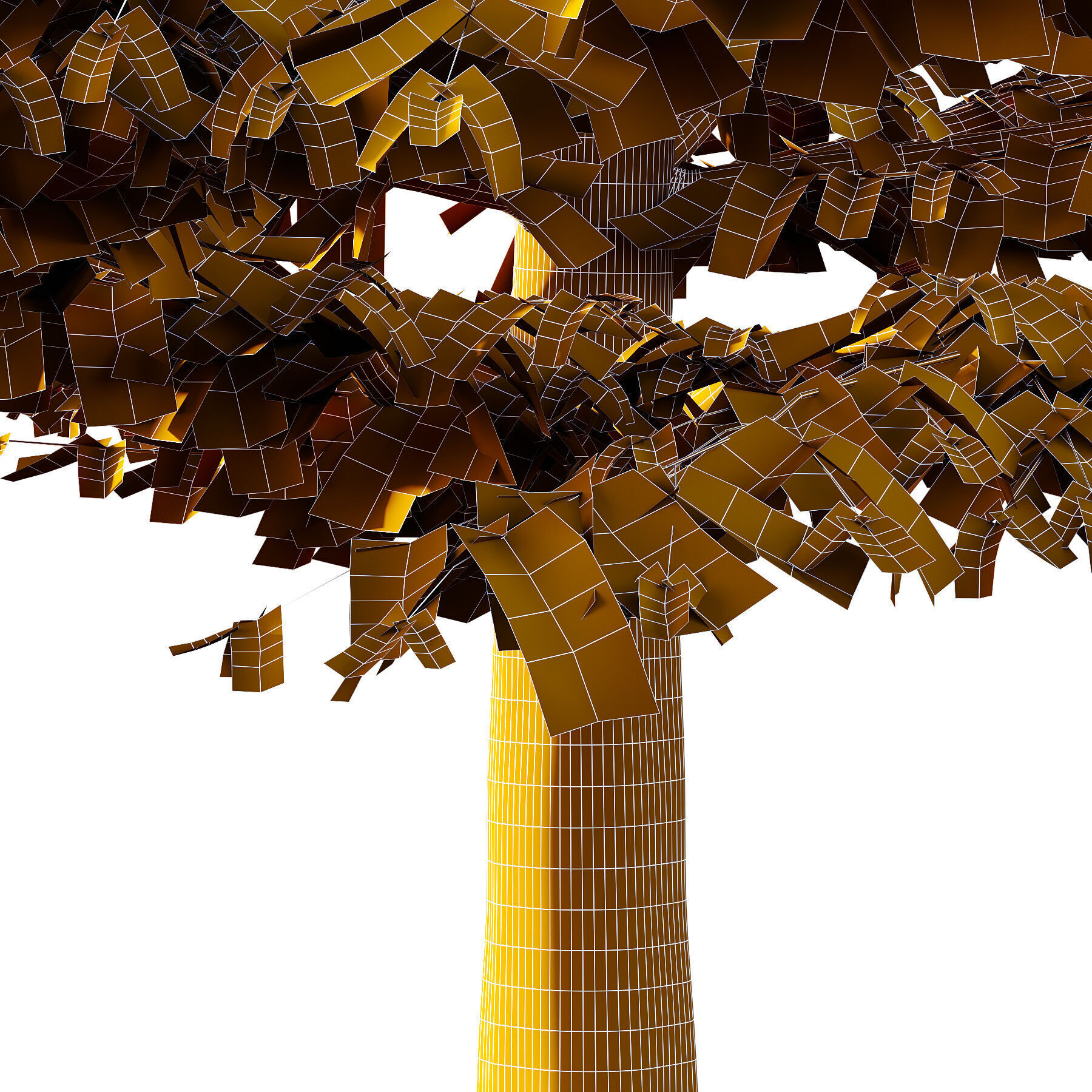 Fagus Grandifolia Tree 07 3D model_6