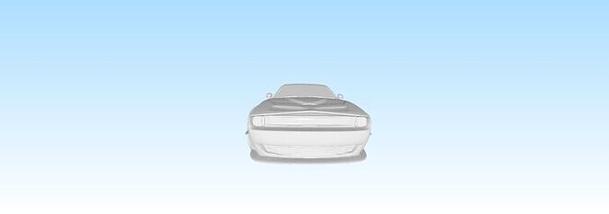 Dodge Challenger 3D print model