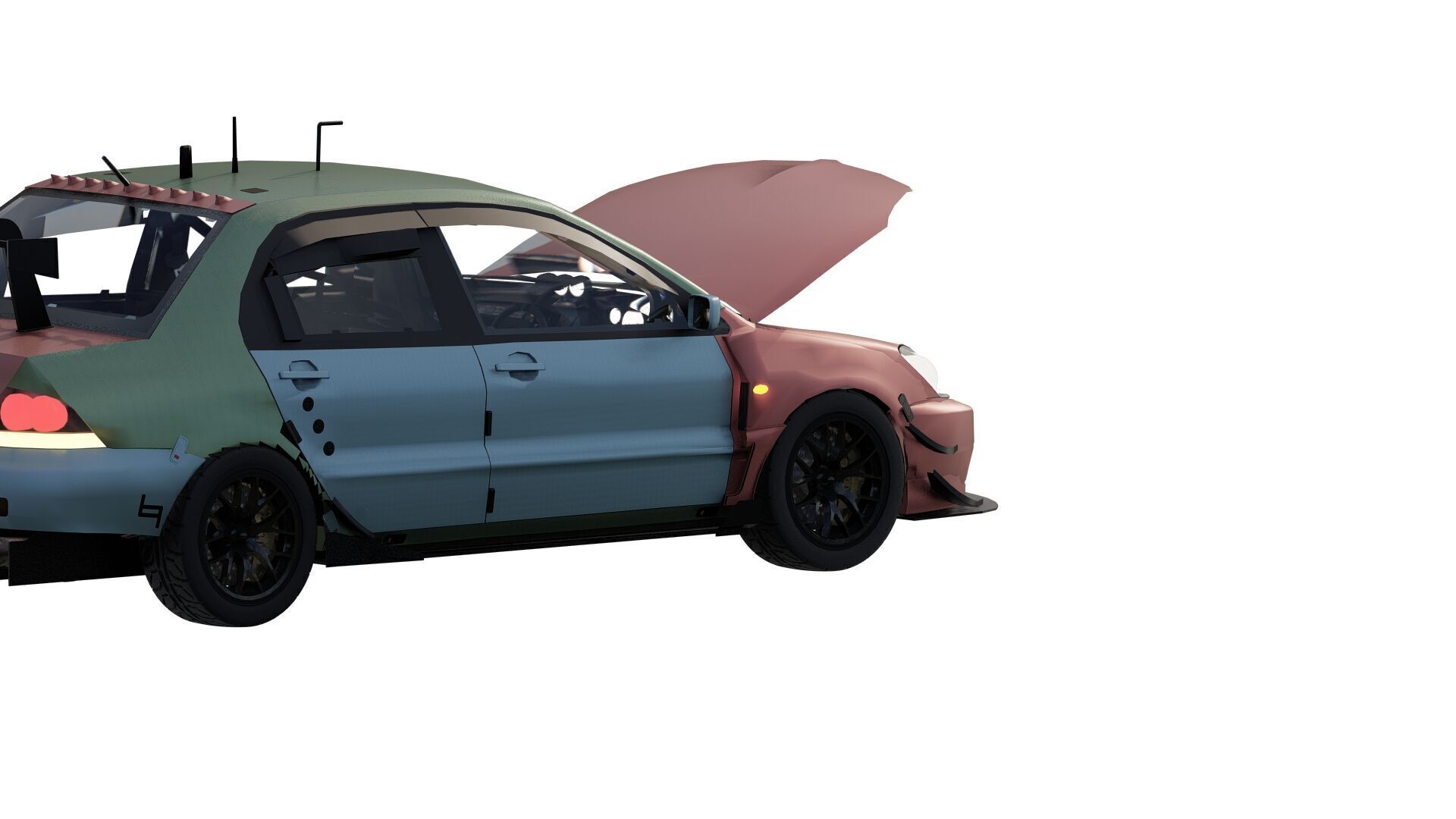 GENERIC RACE CAR 3D model_3