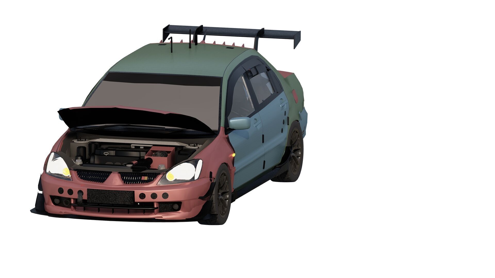 GENERIC RACE CAR 3D model_1