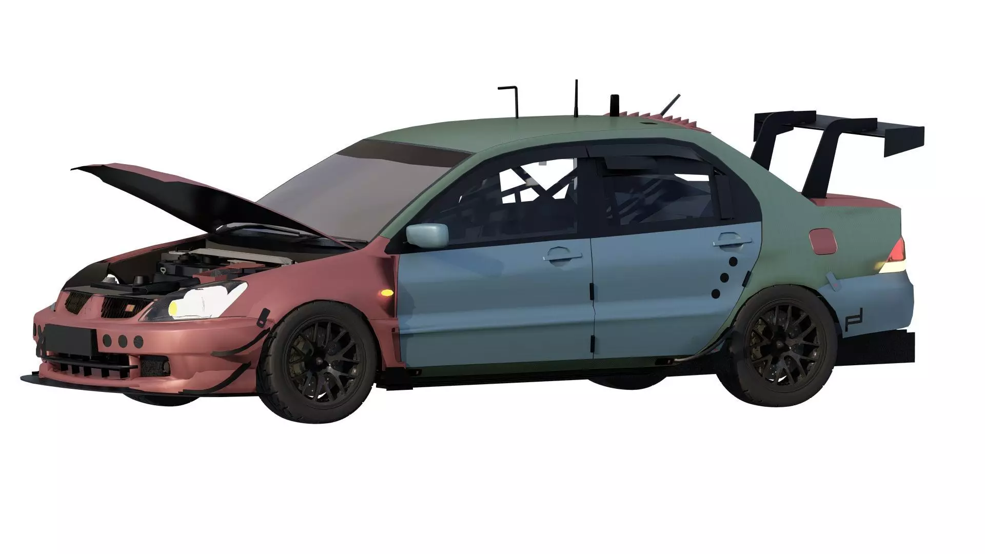 GENERIC RACE CAR 3D model_0