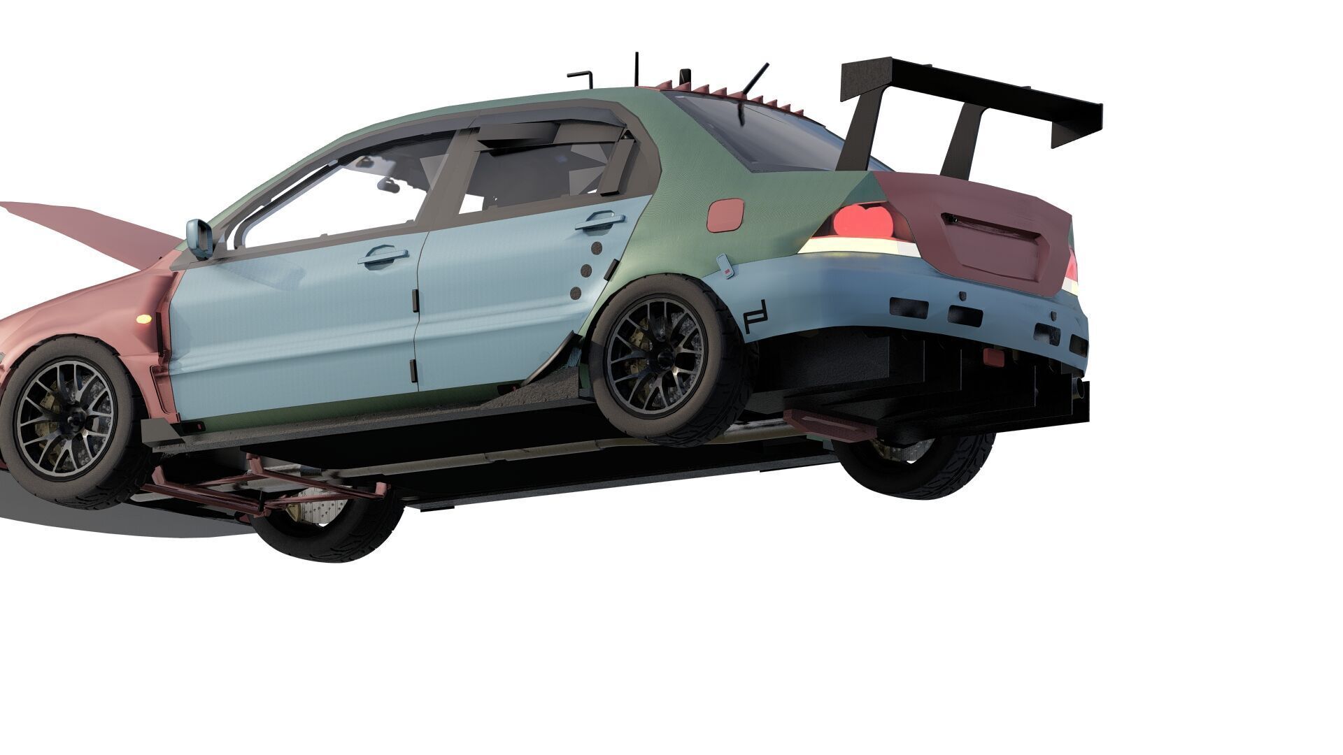 GENERIC RACE CAR 3D model_4