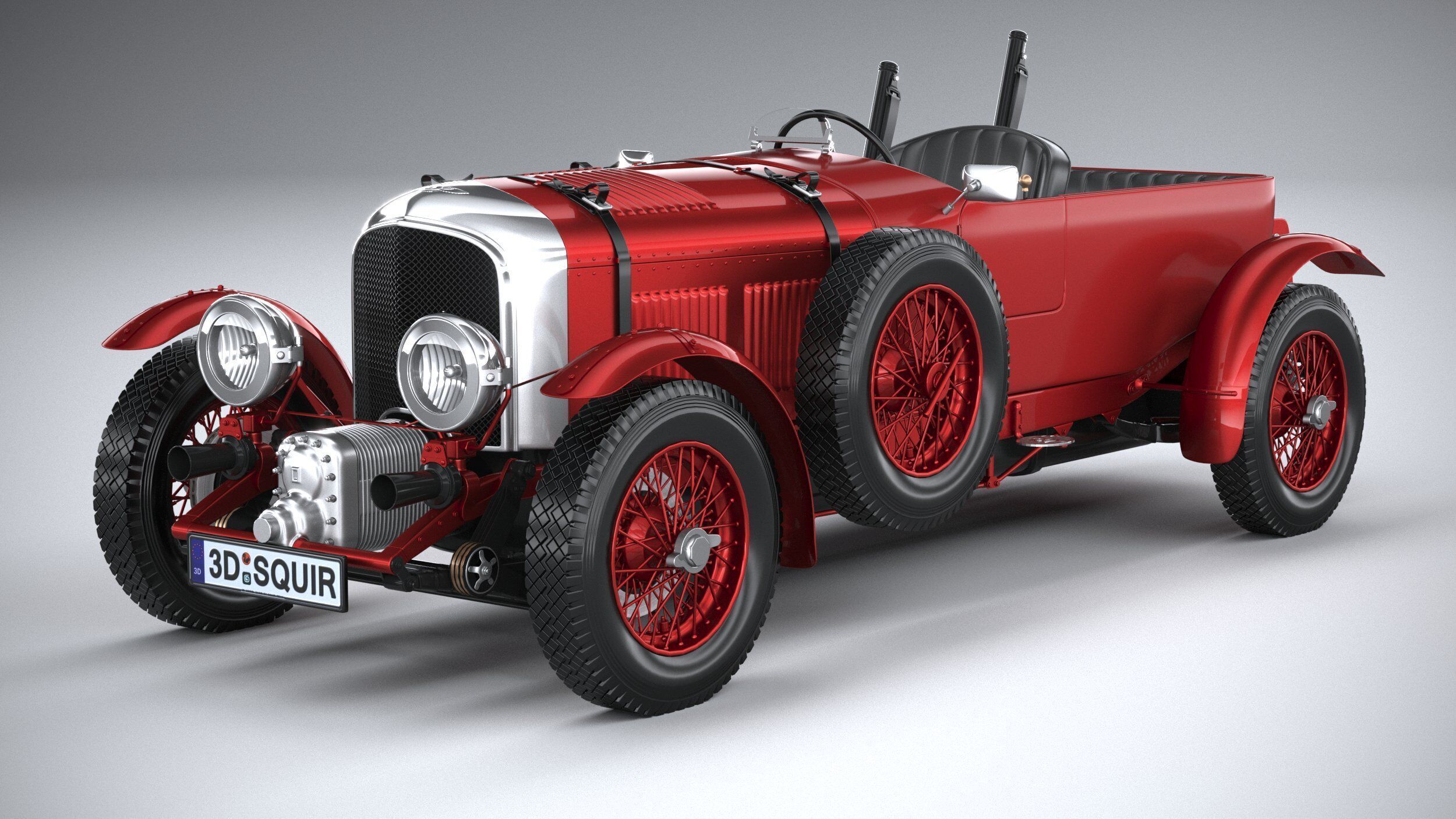 Bentley Blower Jnr 2024 3D model_1