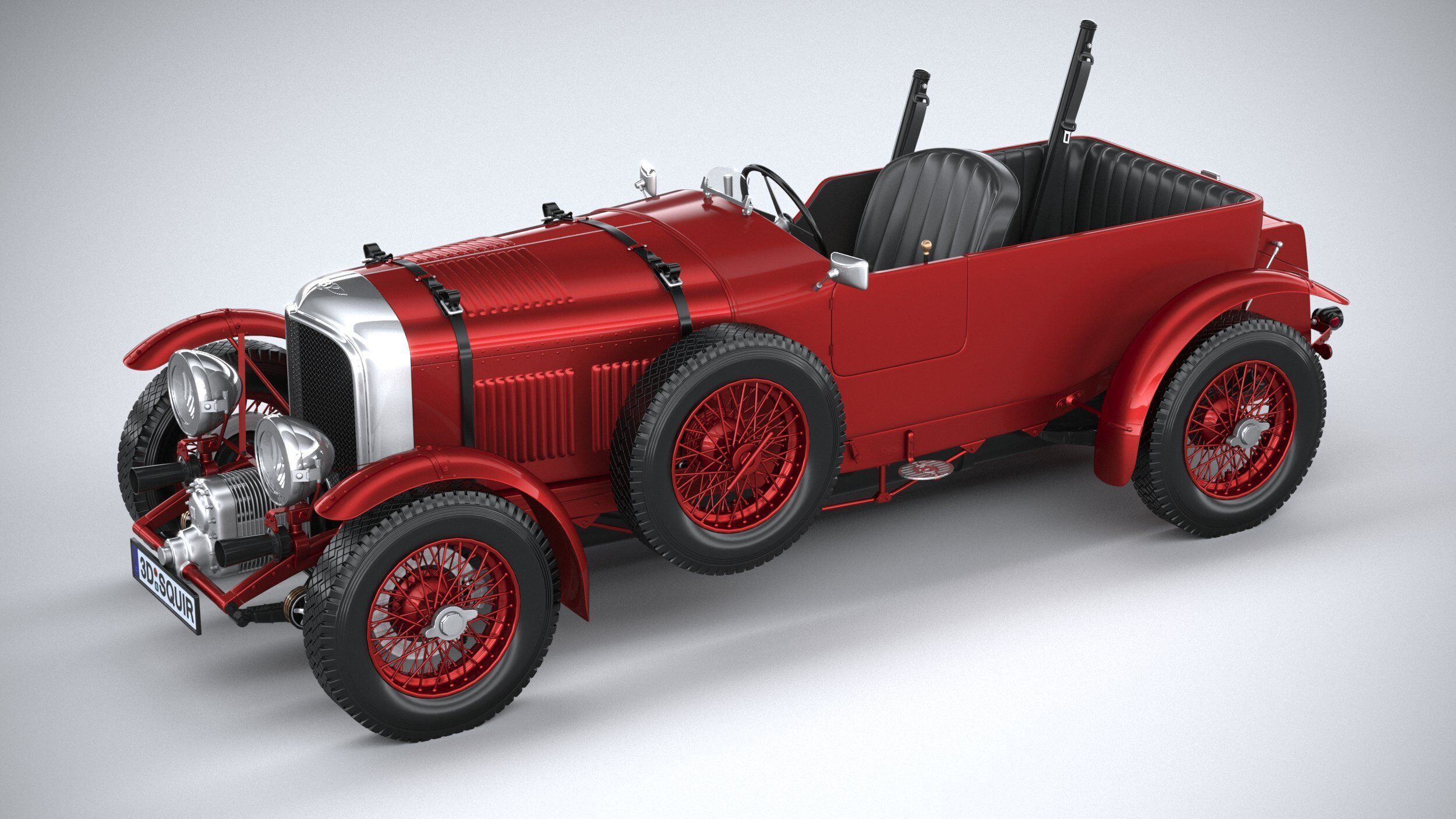 Bentley Blower Jnr 2024 3D model_7