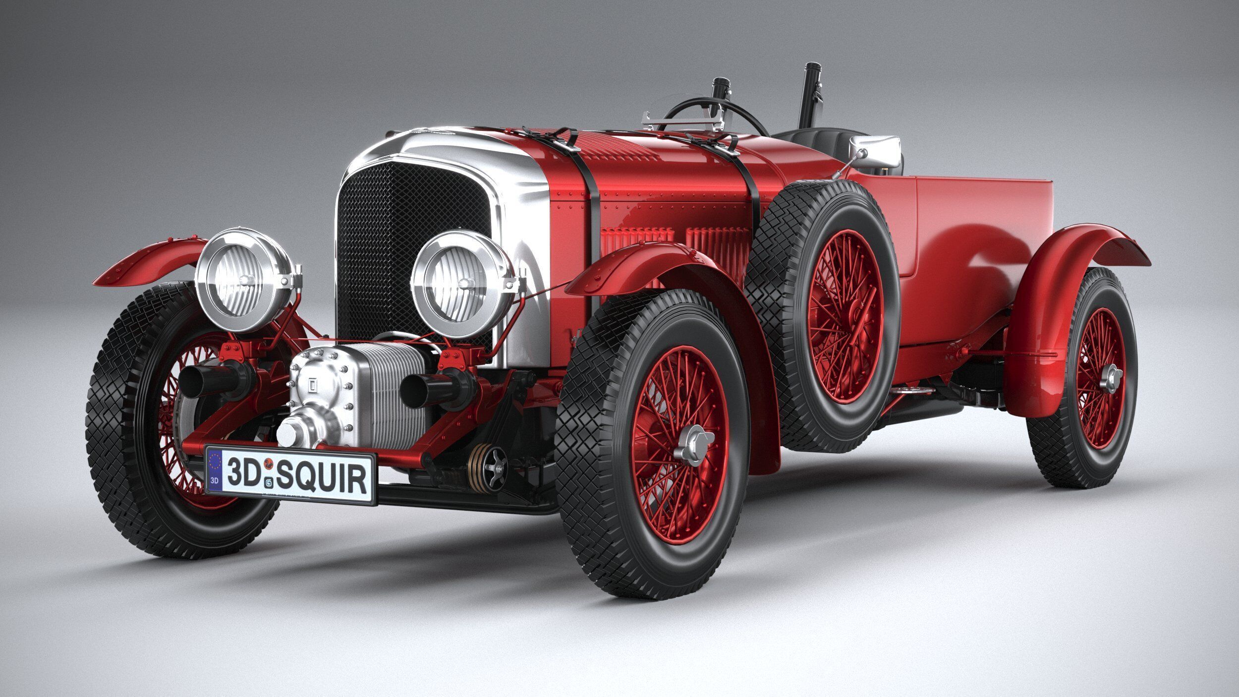 Bentley Blower Jnr 2024 3D model_2