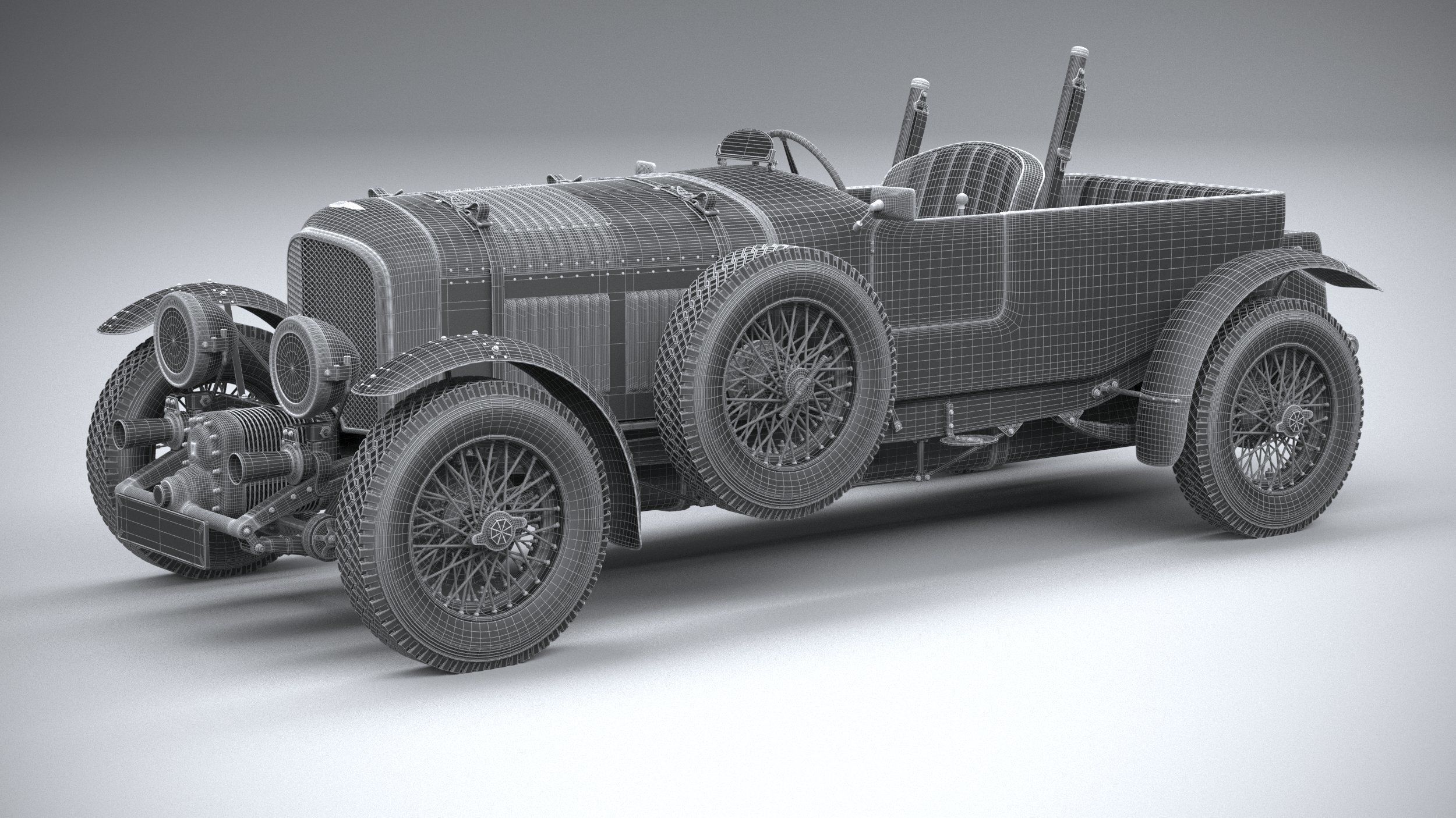 Bentley Blower Jnr 2024 3D model_27
