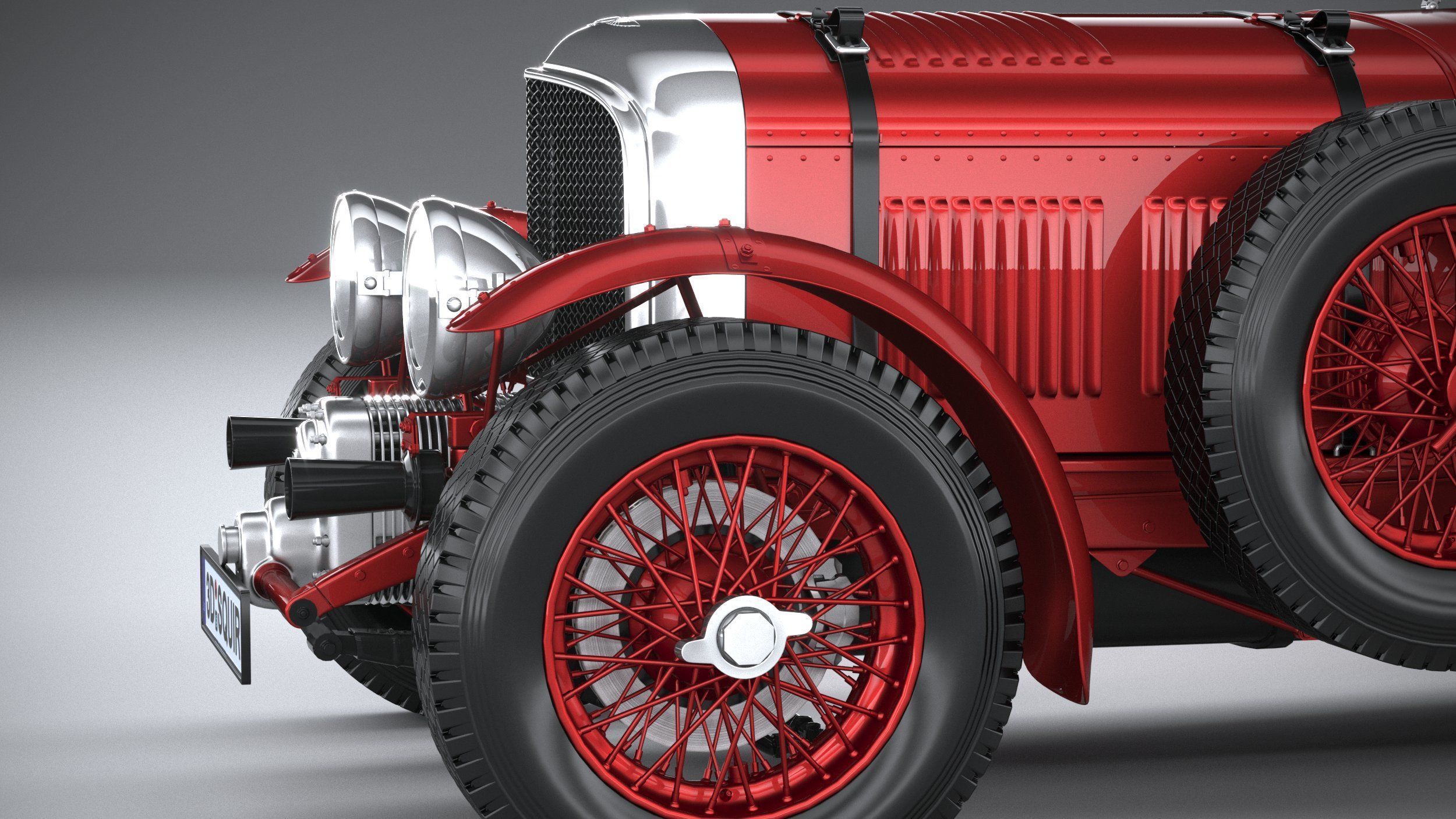 Bentley Blower Jnr 2024 3D model_3