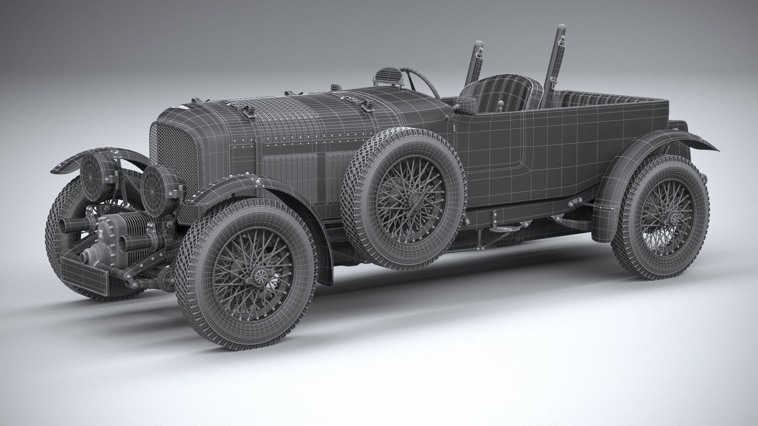 Bentley Blower Jnr 2024 3D model_29