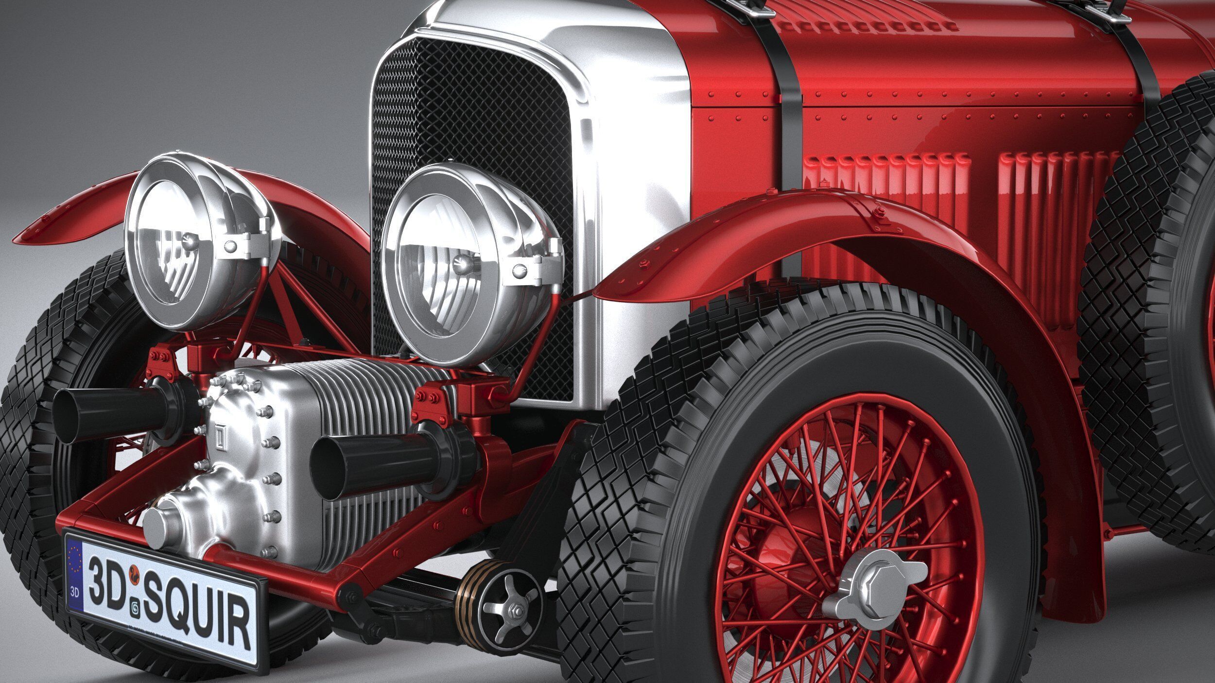 Bentley Blower Jnr 2024 3D model_14