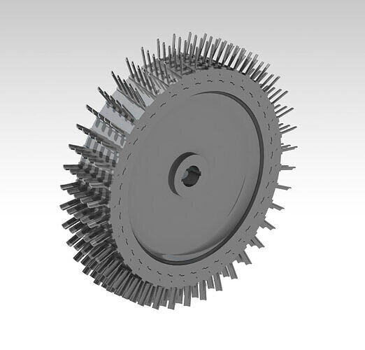Turbine Rotor CAD Model Generic  3D print model