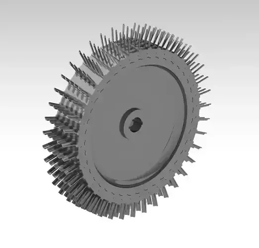 Turbine Rotor CAD Model Generic 