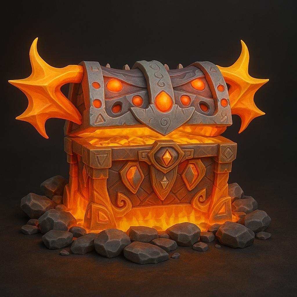 Fantasy Treasure Chest Pack Stylized Low Poly 3D Models Low-poly 3D model_3