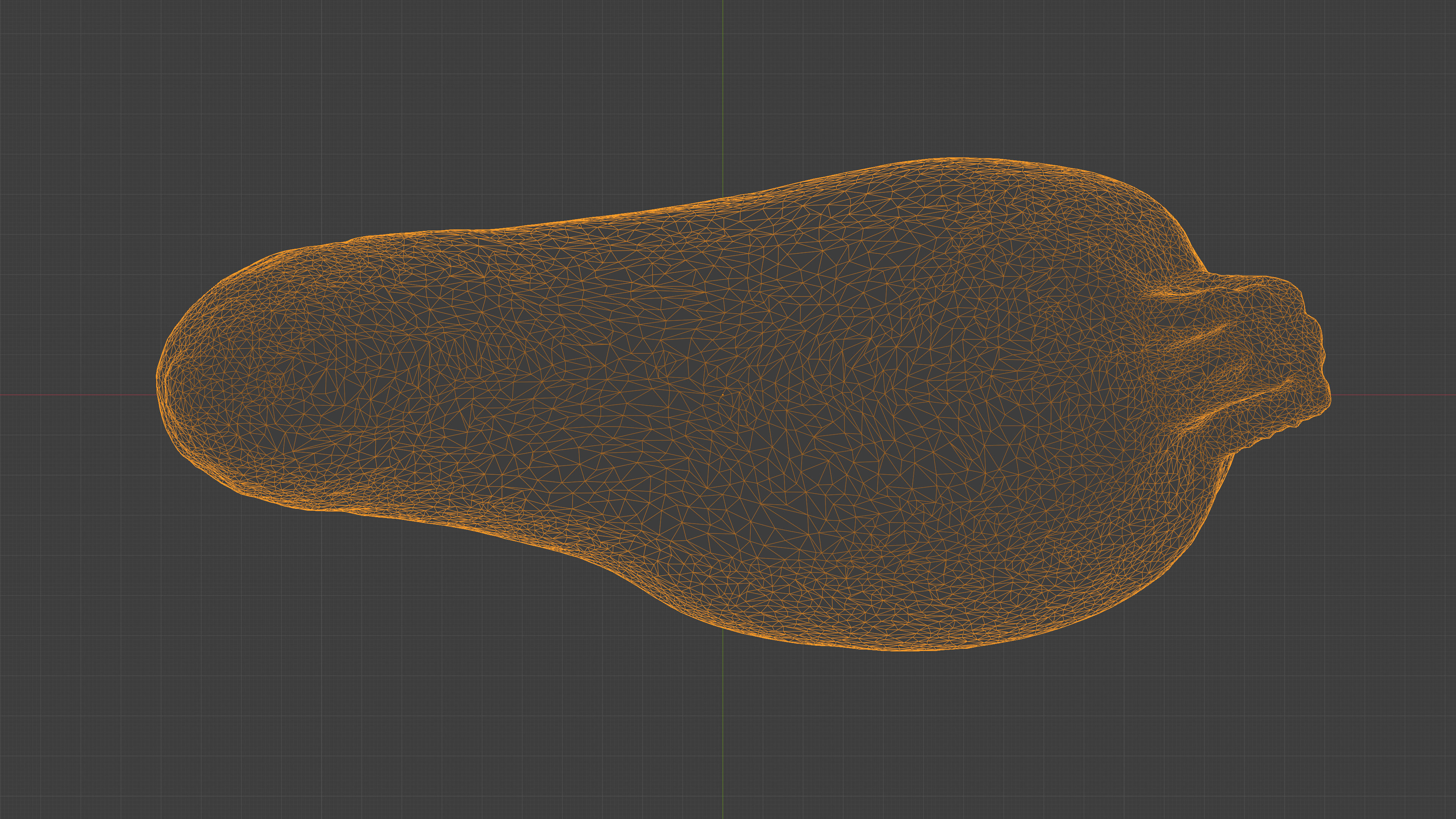 Photorealistic 3D scan of zucchini Low-poly 3D model_30